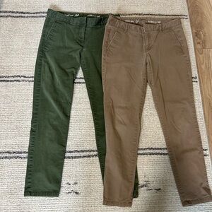 Set of Gap, skinny khakis